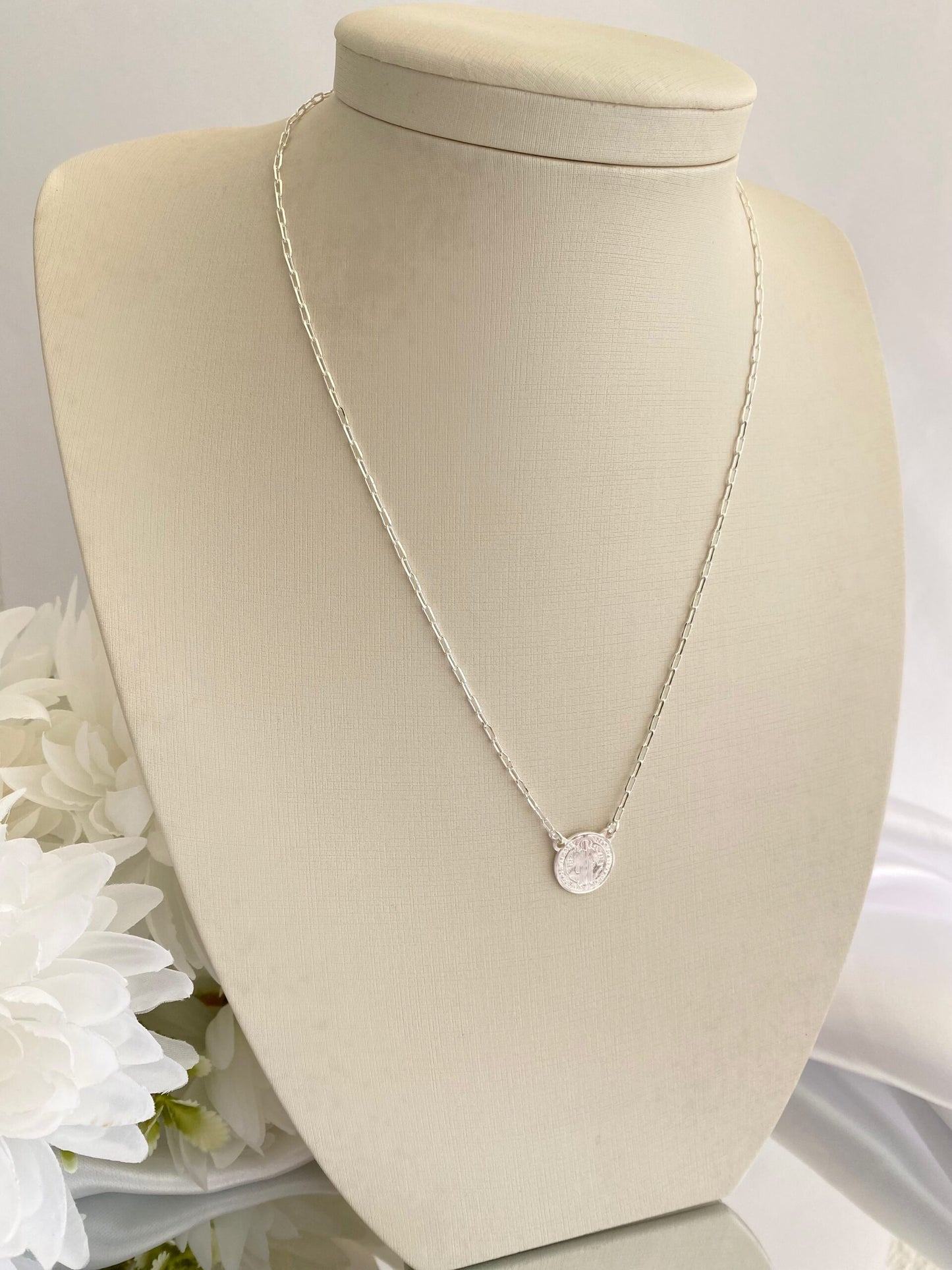 COLAR PRATA DE SÃO BENTO