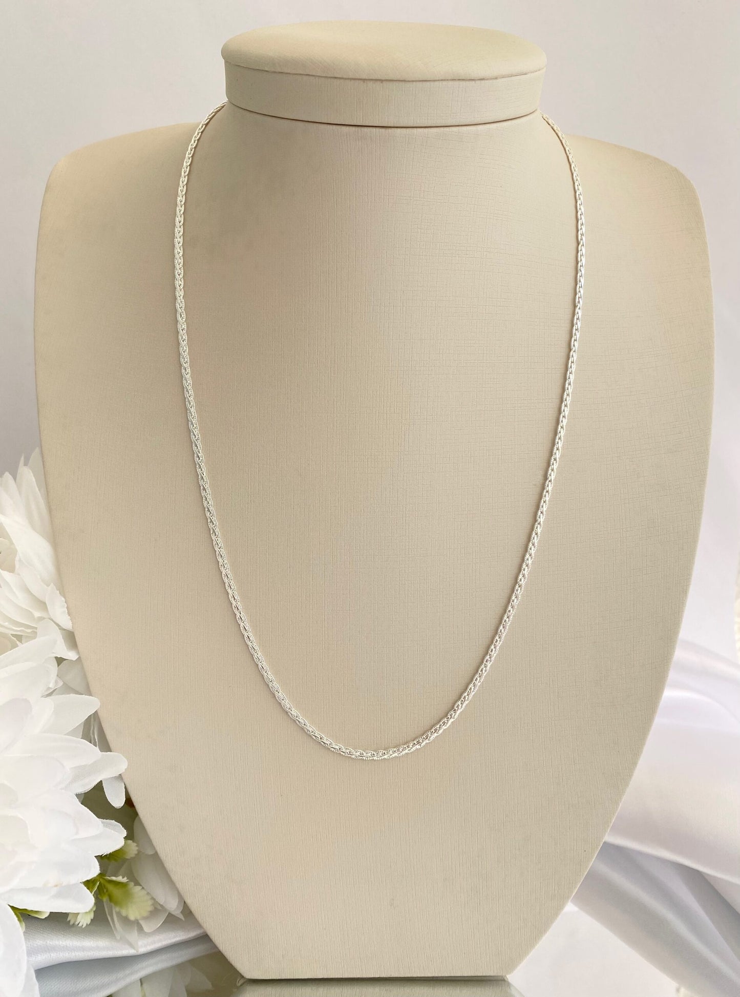 CORRENTE PRATA TRAMA DE LUZ