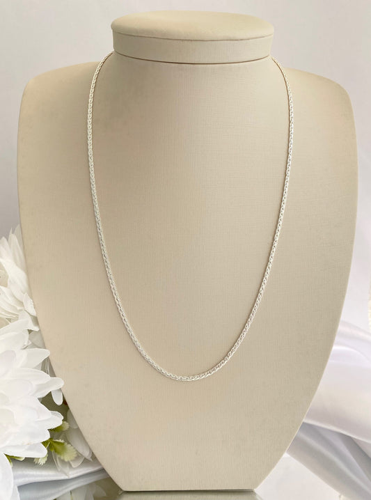 CORRENTE PRATA TRAMA DE LUZ