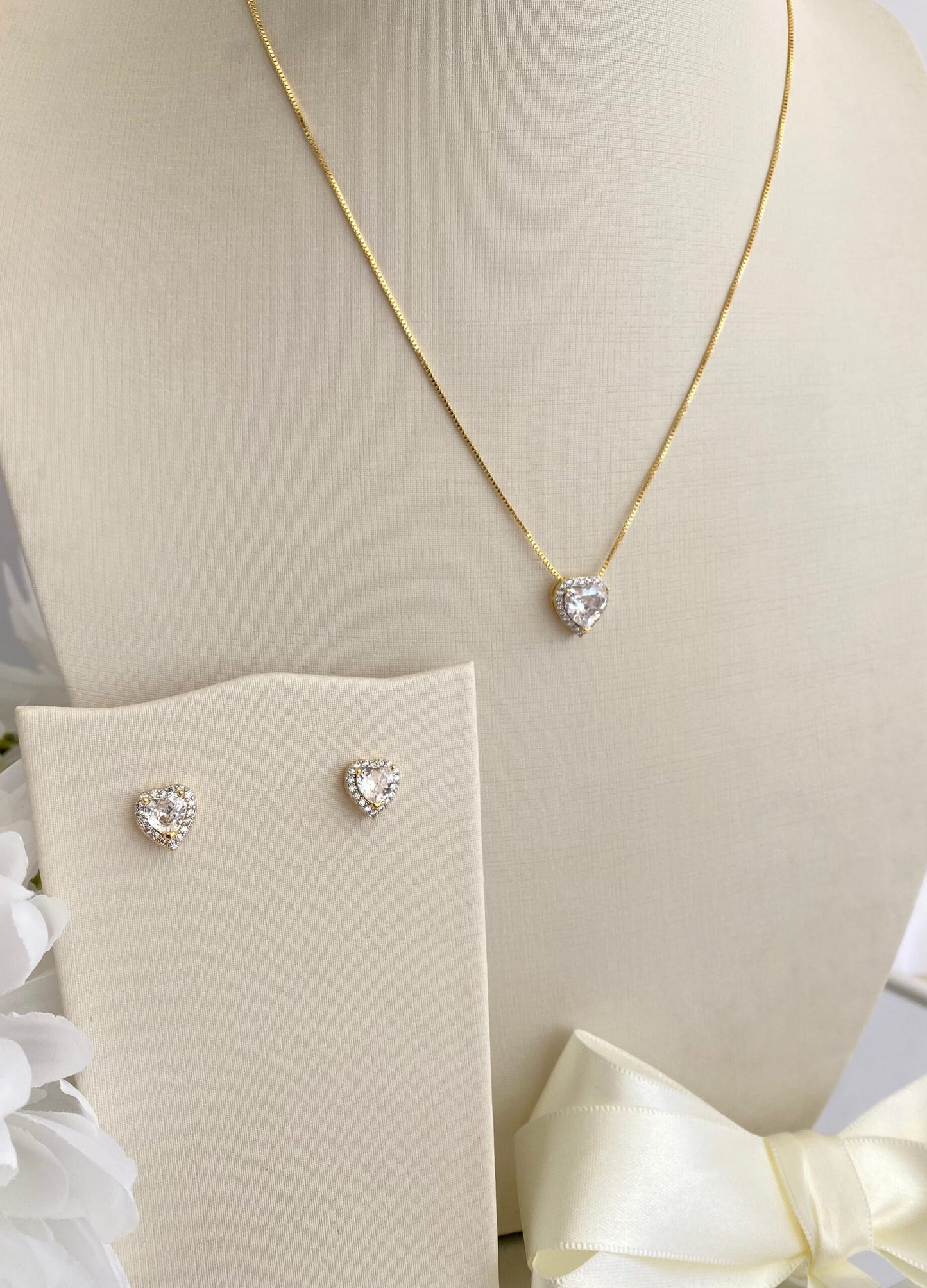 CONJUNTO CORAÇÃO MICRO CRISTAL