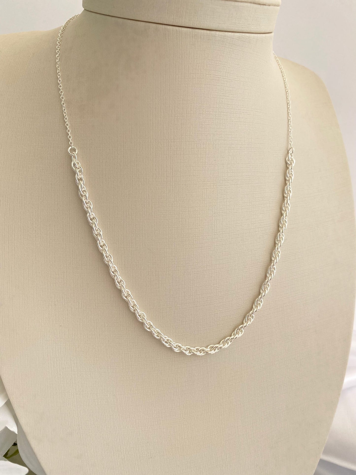 CORRENTE PRATA BRILHO BAIANO