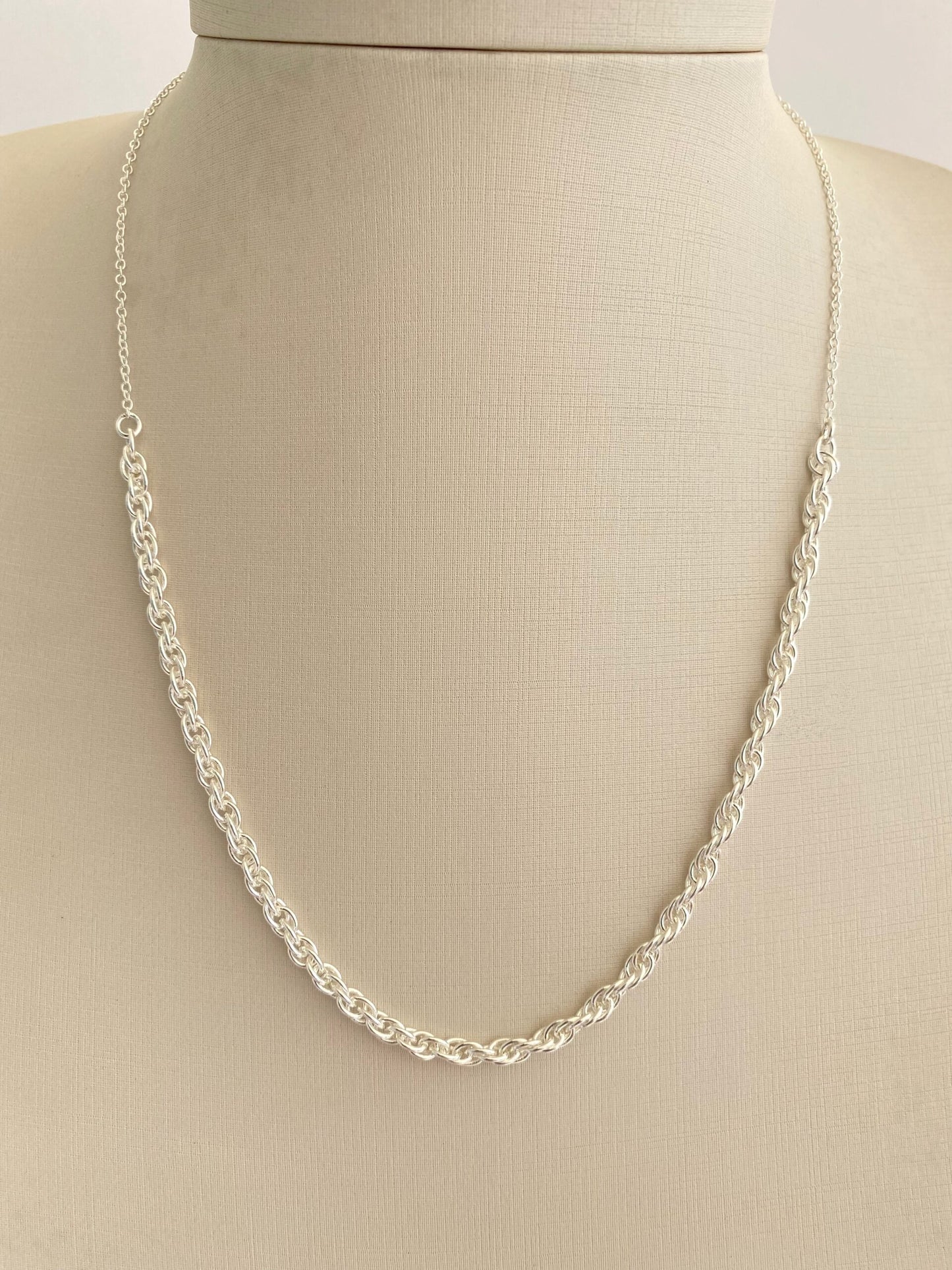 CORRENTE PRATA BRILHO BAIANO