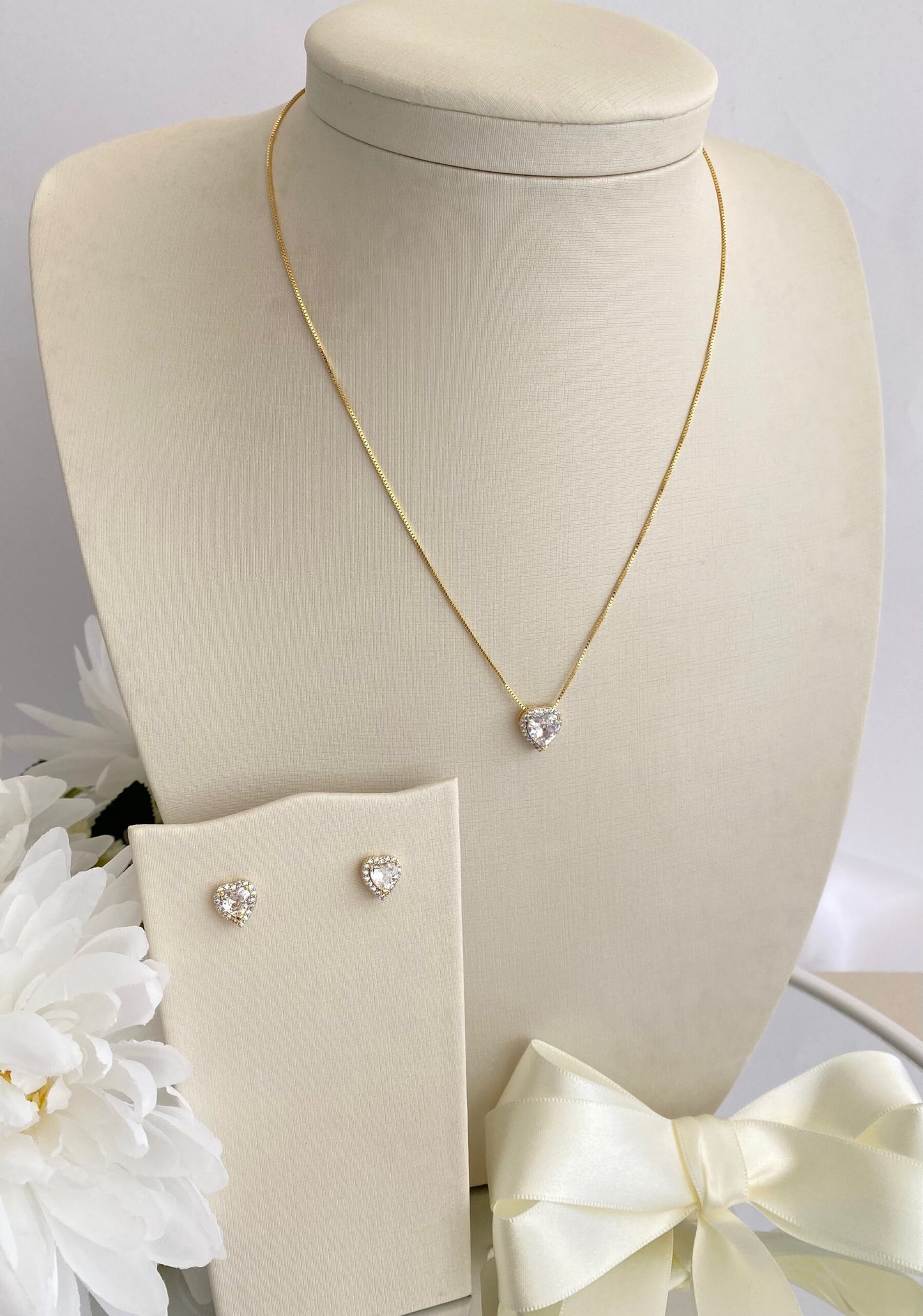 CONJUNTO CORAÇÃO MICRO CRISTAL