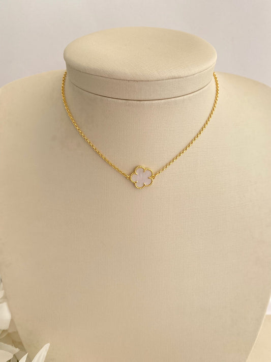 GARGANTILHA CLOVER BRANCO