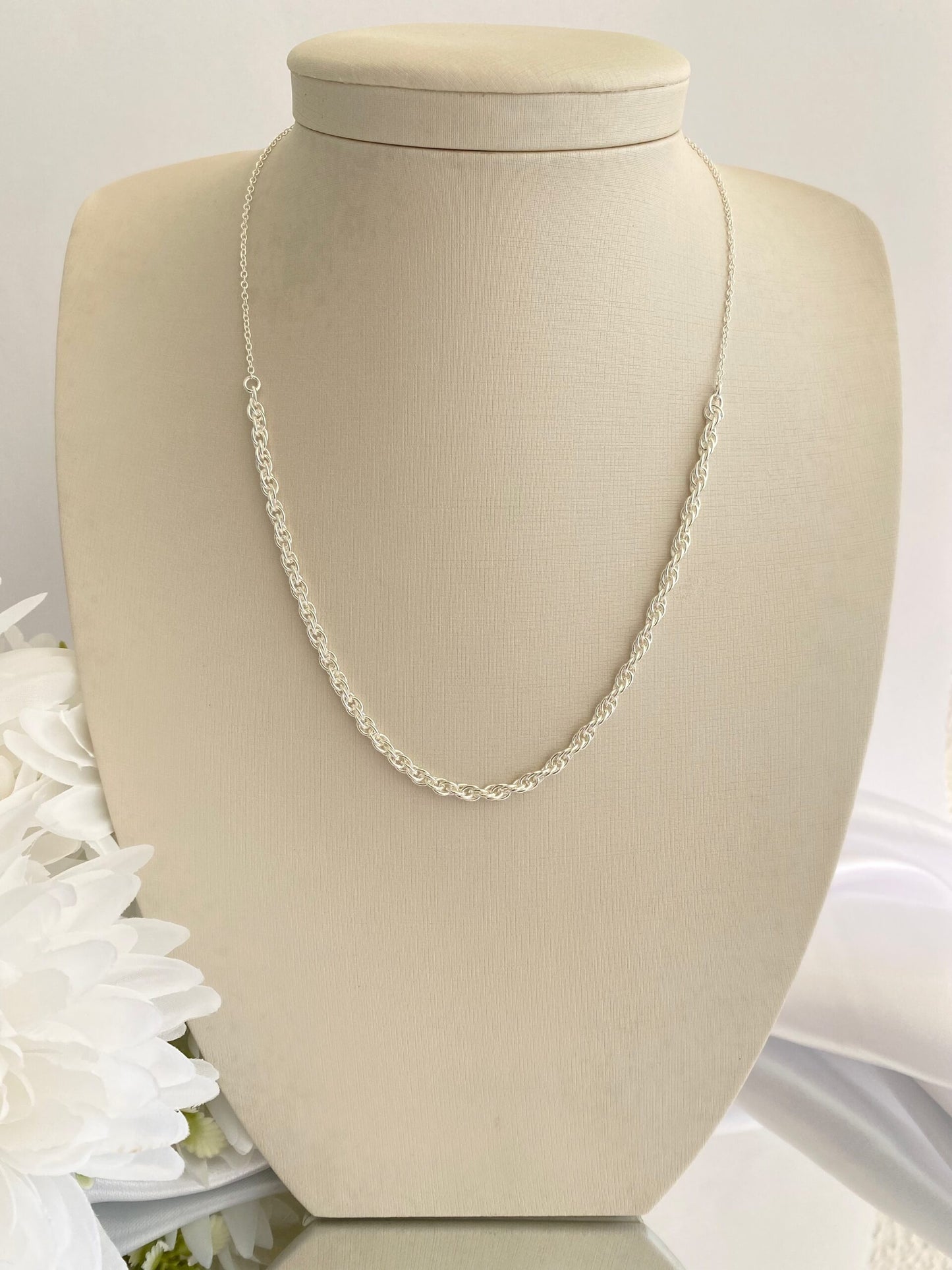 CORRENTE PRATA BRILHO BAIANO