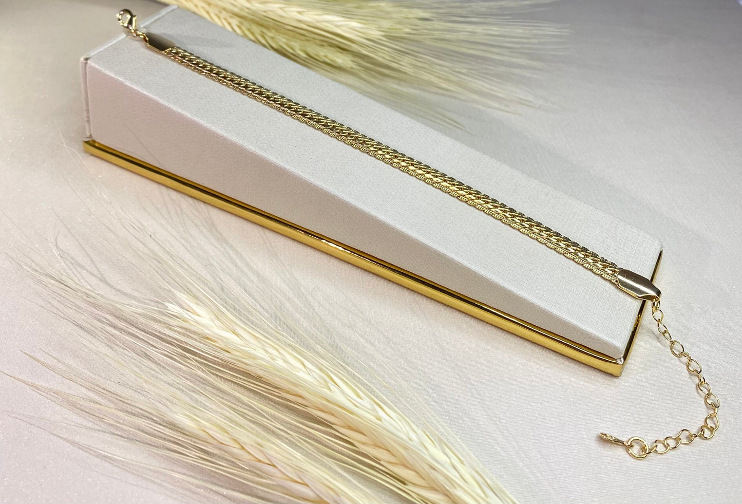 PULSEIRA FIO DE OURO