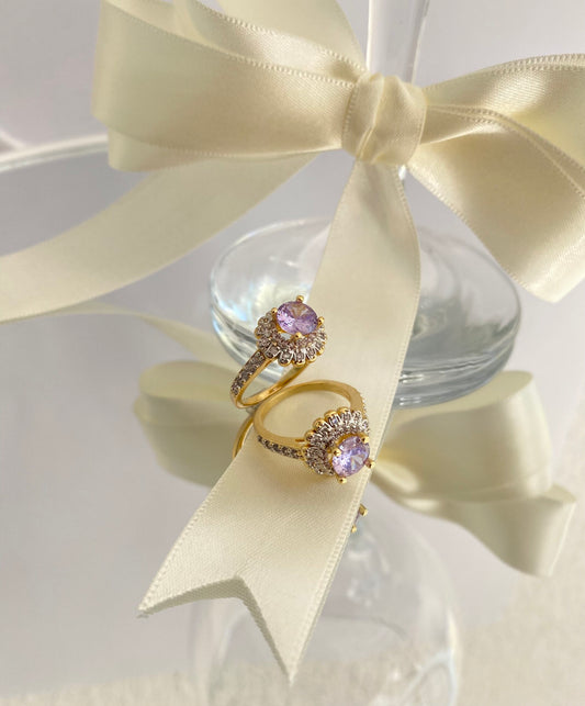 ANEL AURA AMETHYSTA CRAVEJADO