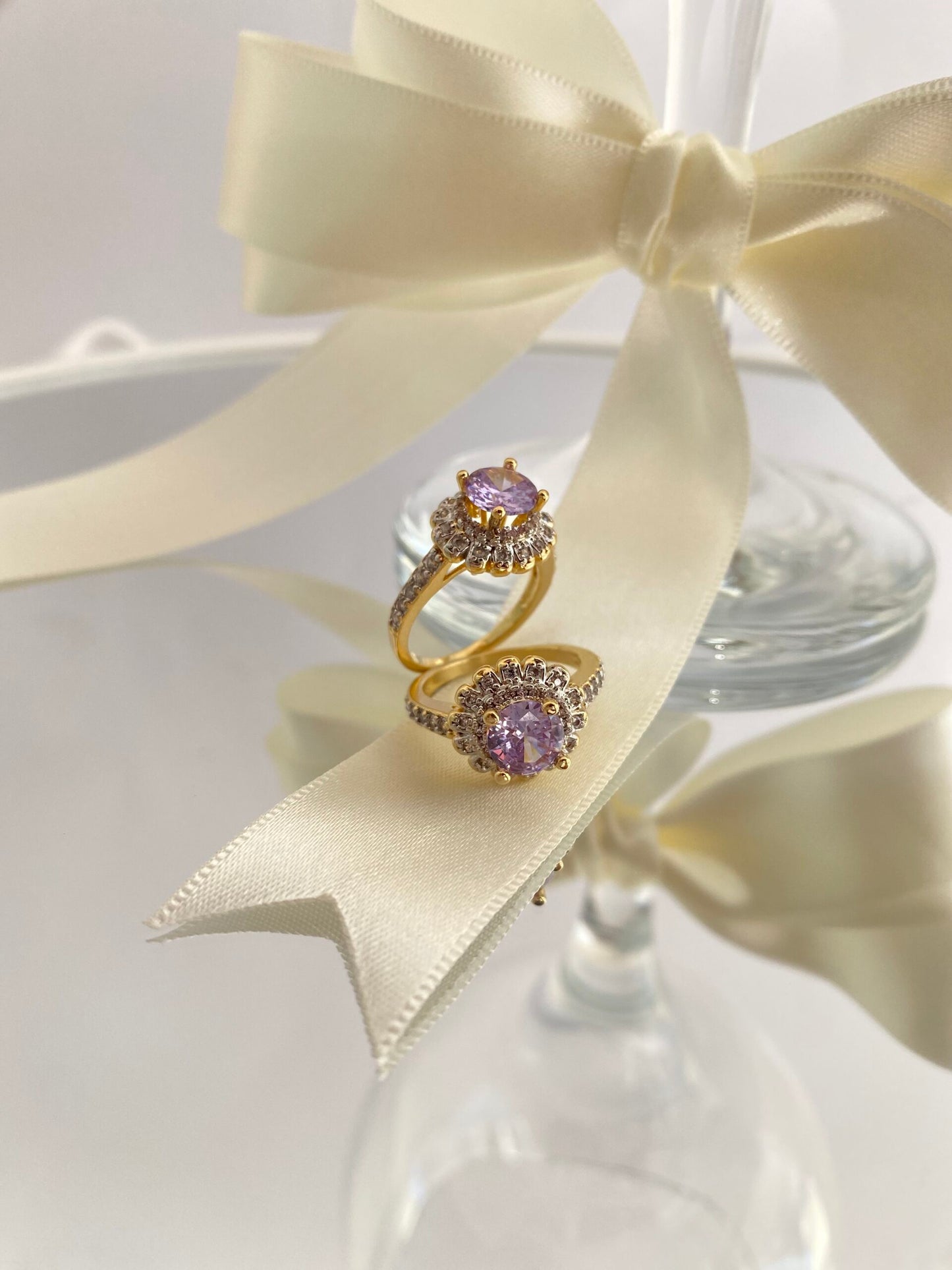 ANEL AURA AMETHYSTA CRAVEJADO