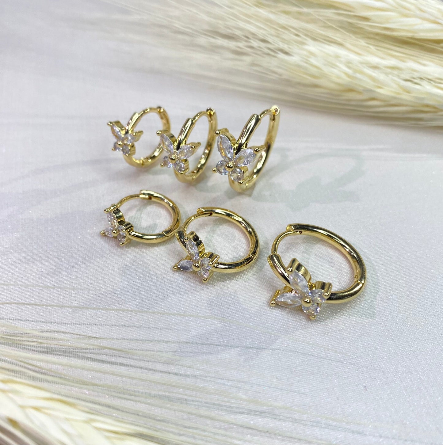 BRINCO TRIO BORBOLETA