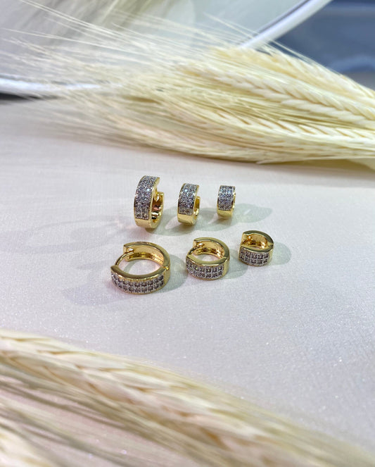 BRINCO TRIO 2 FILEIRAS CRAVEJADO