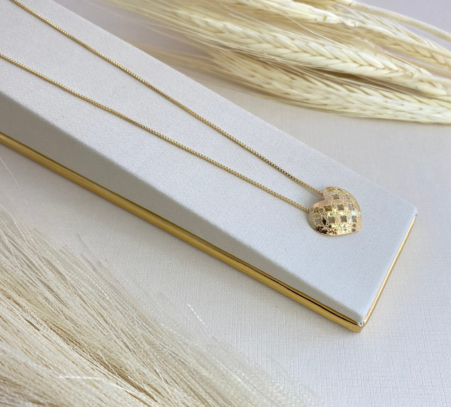 CONJUNTO BRILHO CONTIDO CORAÇÃO