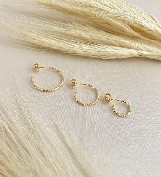 KIT DE BRINCOS ARGOLA CRESCENTE