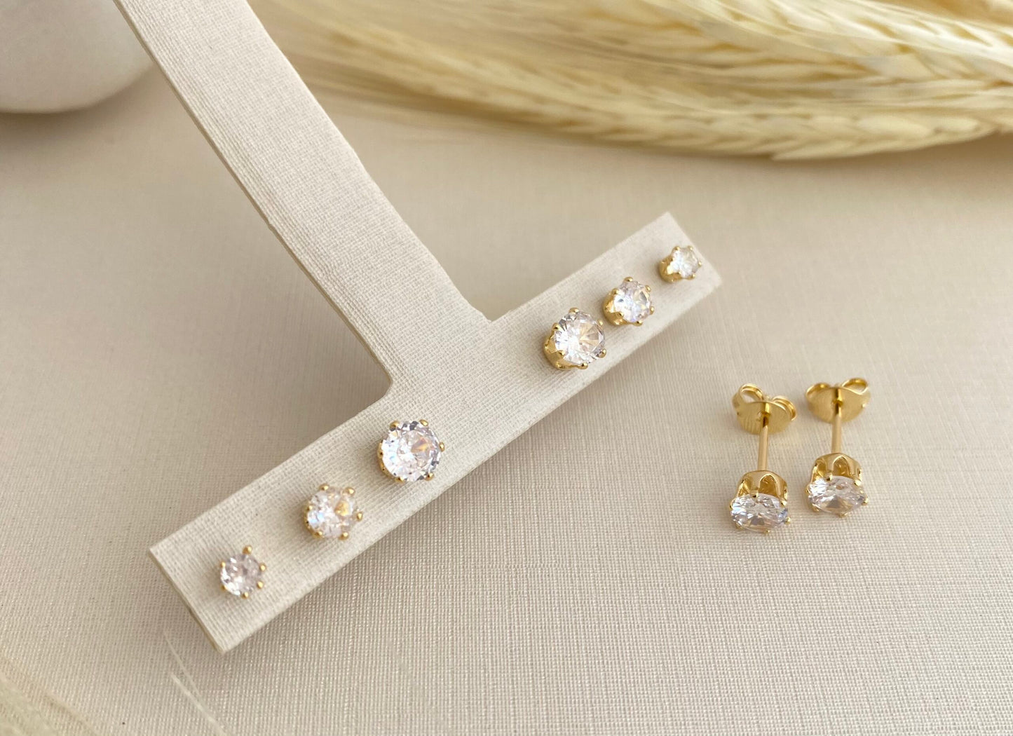 BRINCO TRIO ZIRCÔNIA REDONDO