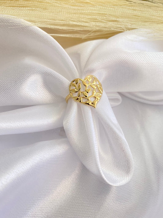 ANEL CORAÇÃO DOT LOVE