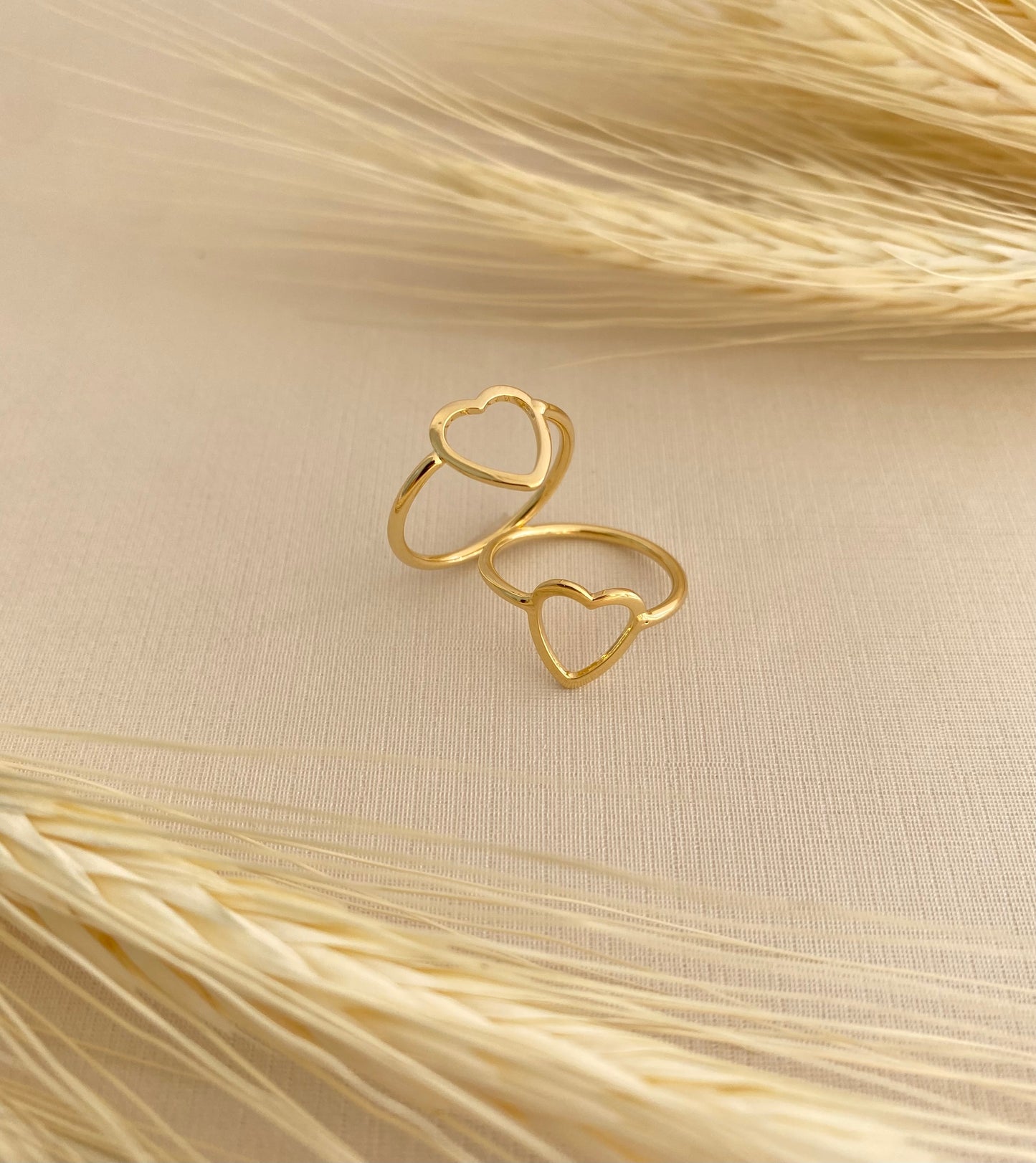 ANEL FALANGE CORAÇÃO VAZADO