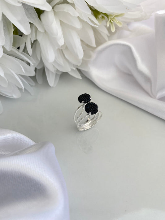 ANEL PRATA INFINITO NEGRO