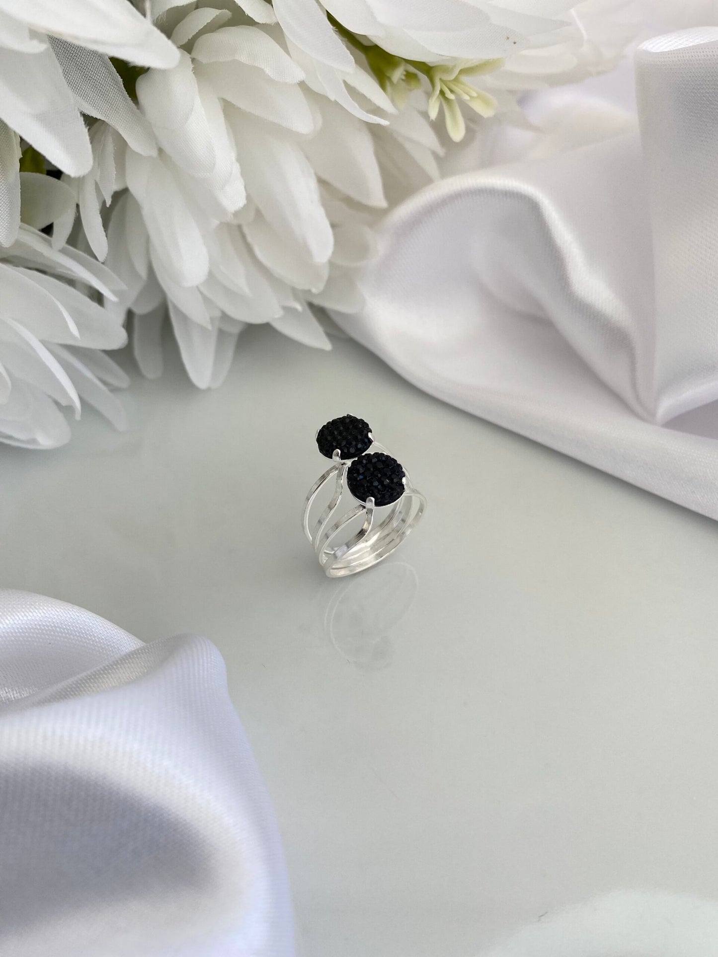 ANEL PRATA INFINITO NEGRO