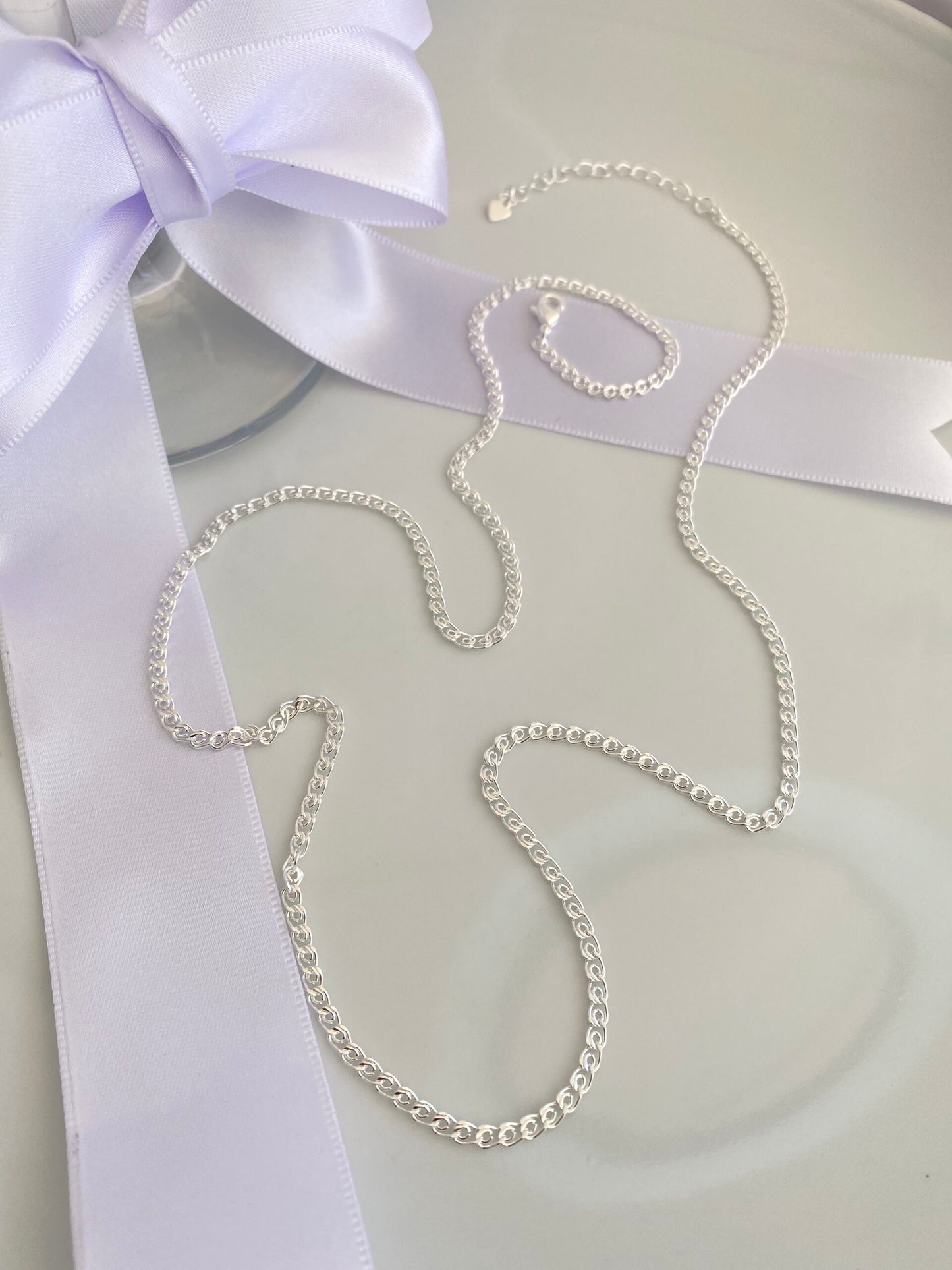 CORRENTE PRATA SINGAPURA BRILHO