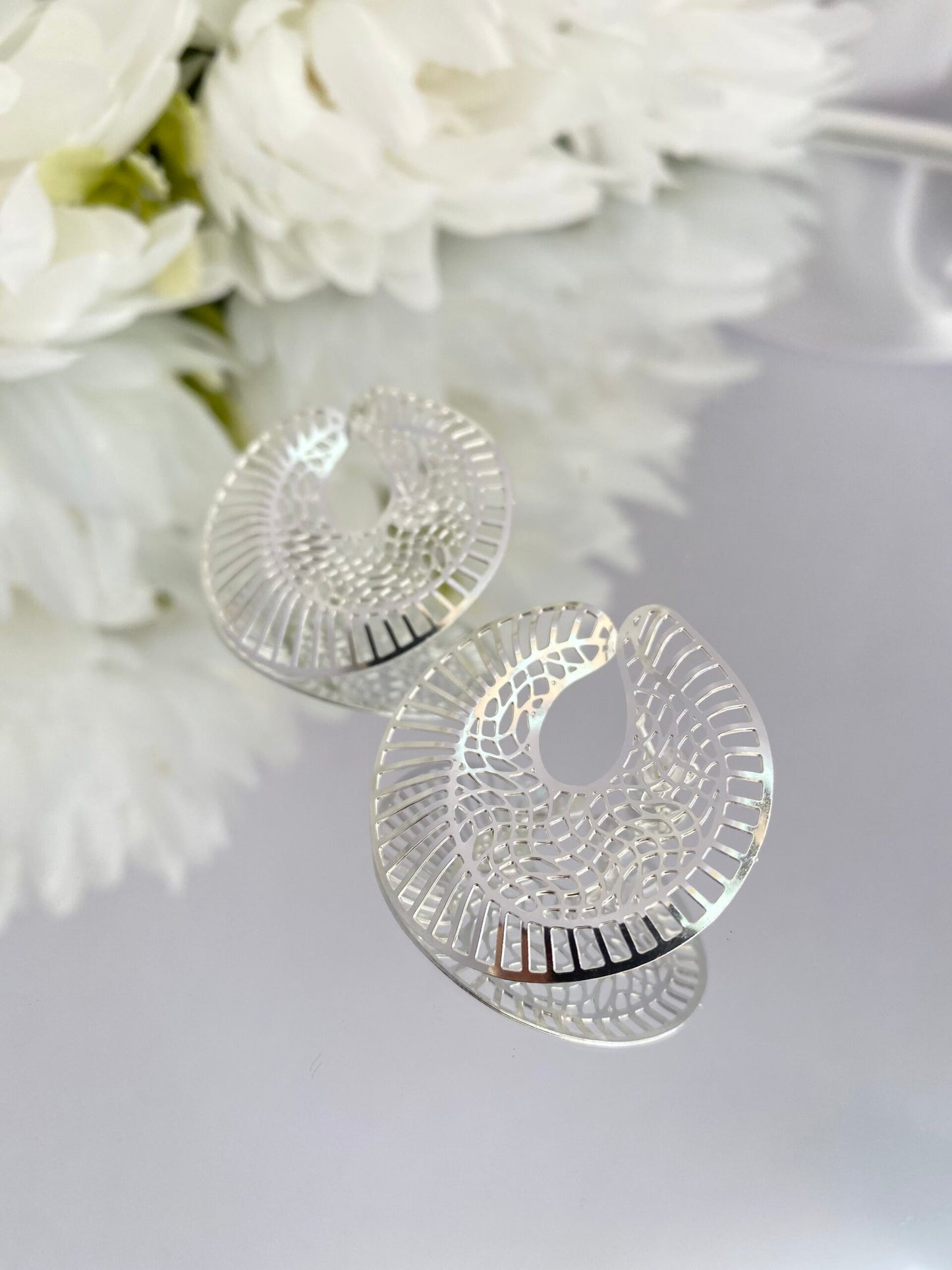 BRINCO PRATA MOSAICO