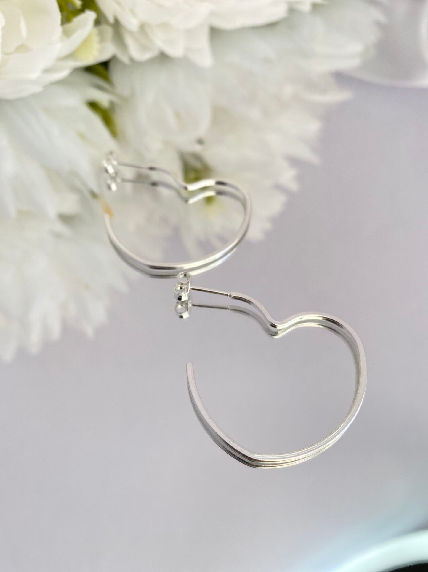 BRINCO ARGOLA PRATA CORAÇÃO ETERNO