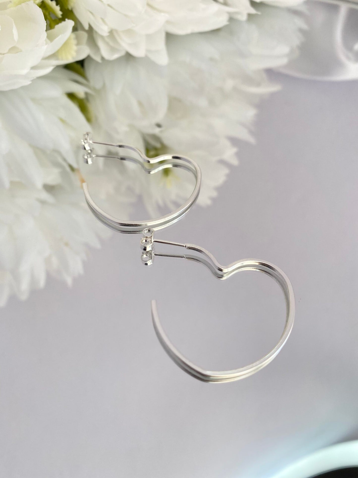 BRINCO ARGOLA PRATA CORAÇÃO ETERNO