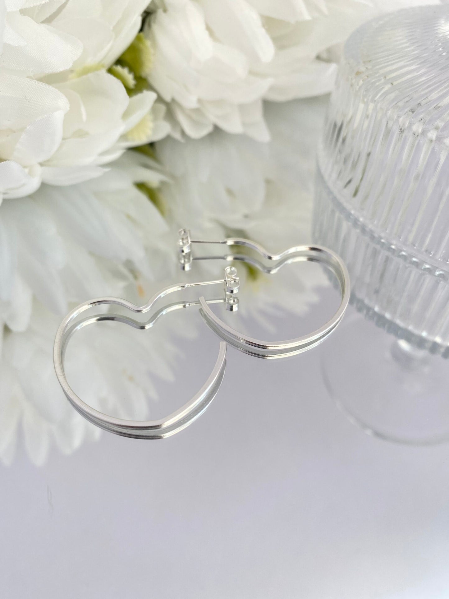 BRINCO ARGOLA PRATA CORAÇÃO ETERNO