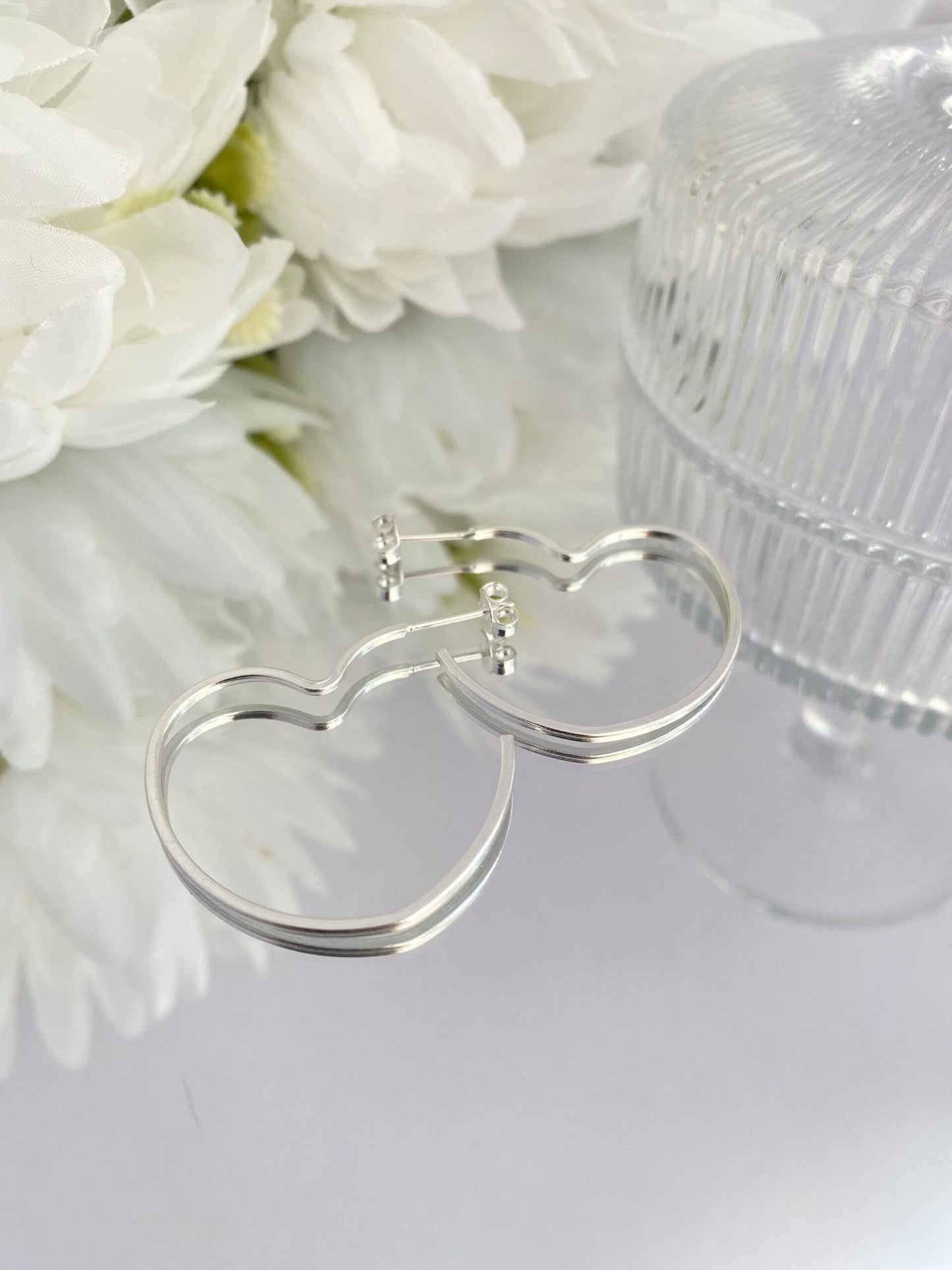 BRINCO ARGOLA PRATA CORAÇÃO ETERNO