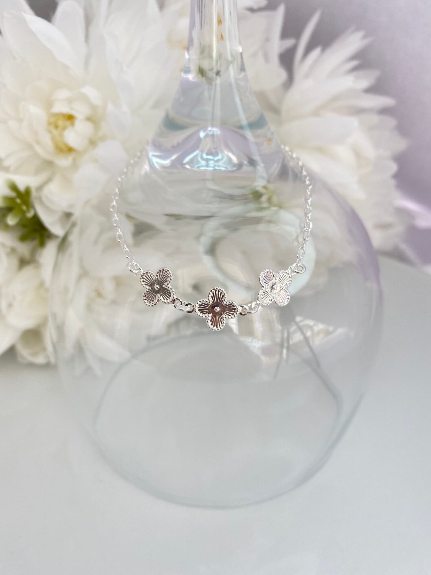 PULSEIRA PRATA TRÉFLE