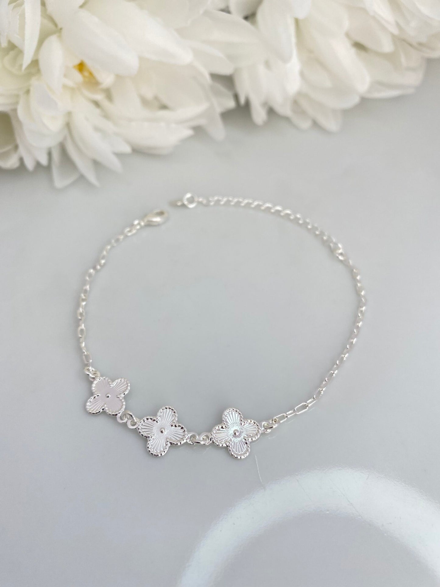 PULSEIRA PRATA TRÉFLE