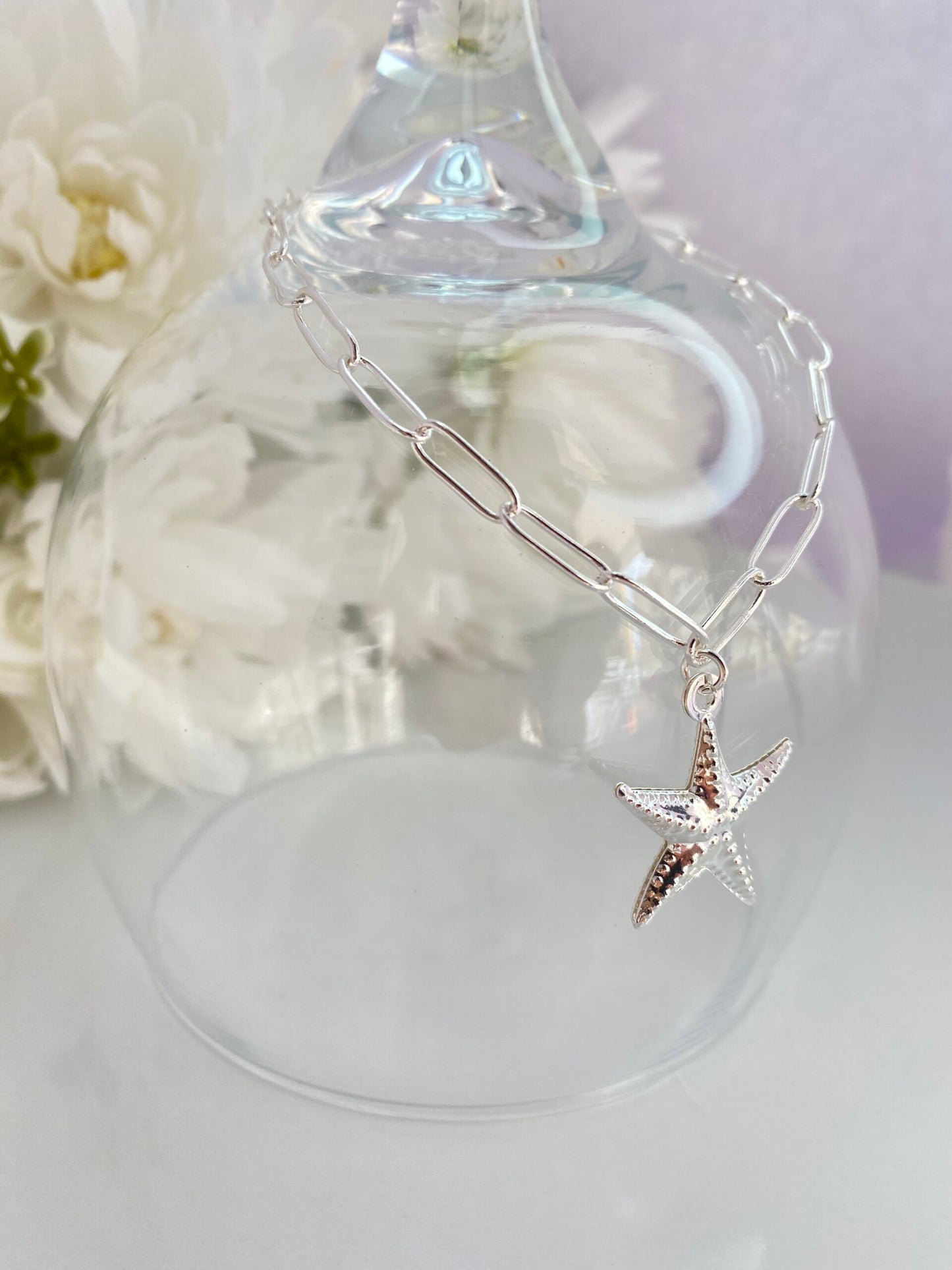 PULSEIRA PRATA ESTRELA DO MAR