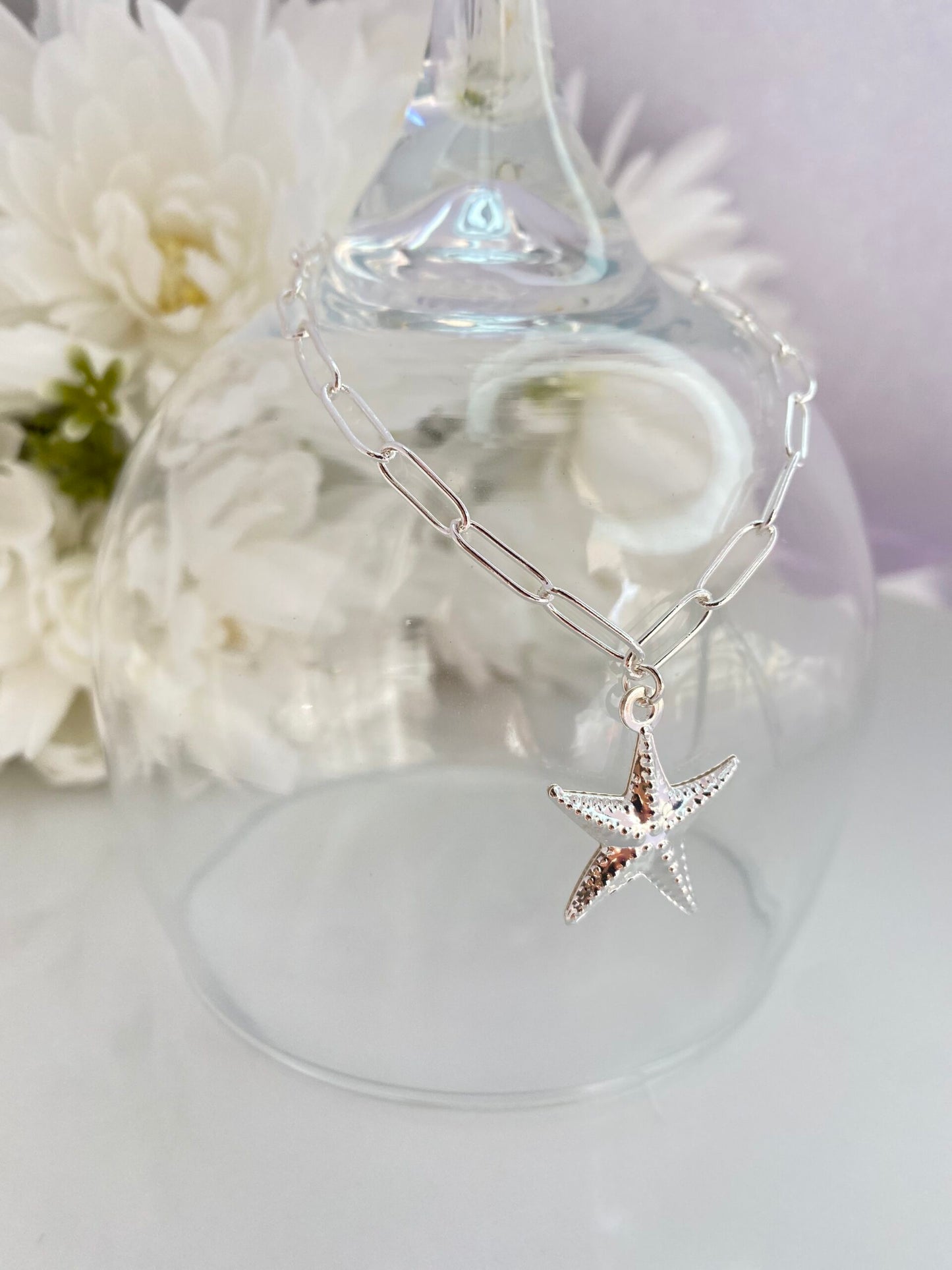 PULSEIRA PRATA ESTRELA DO MAR