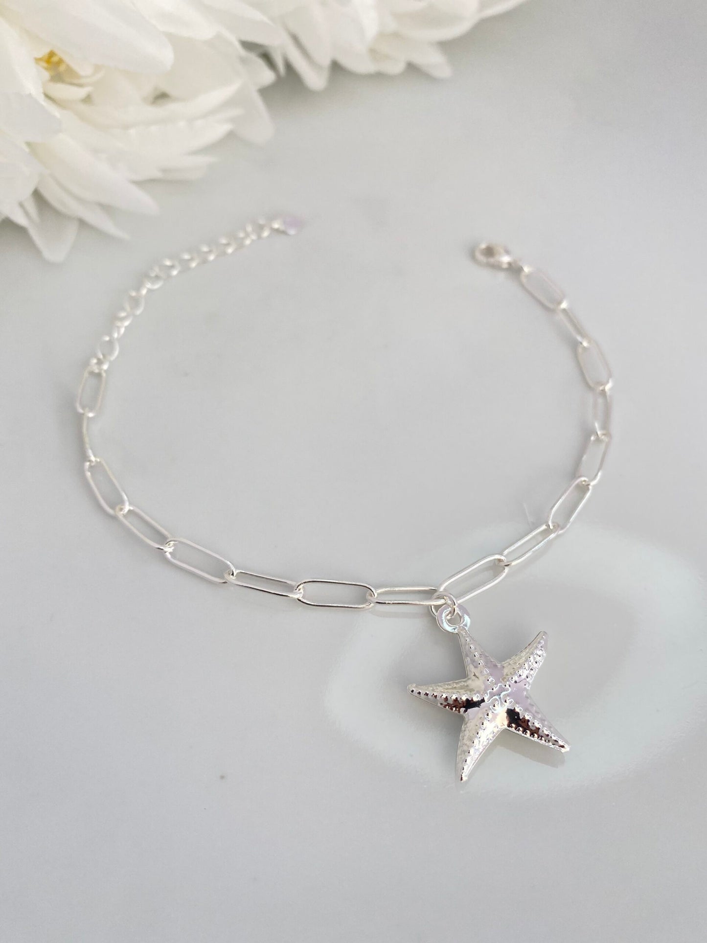 PULSEIRA PRATA ESTRELA DO MAR