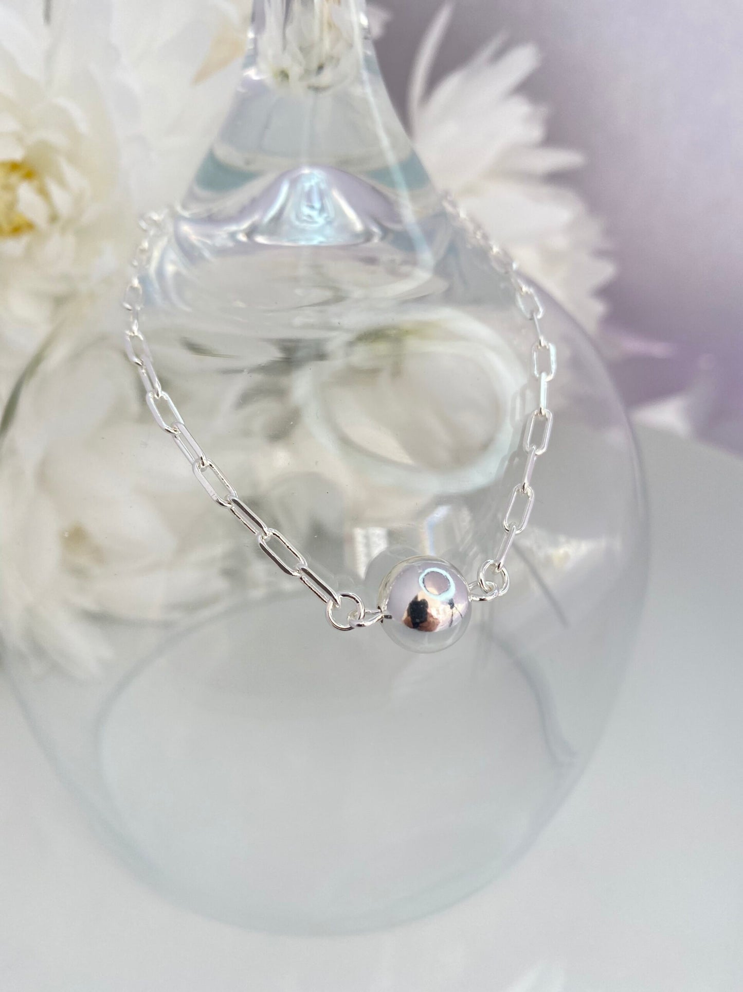 PULSEIRA PRATA ESFERA