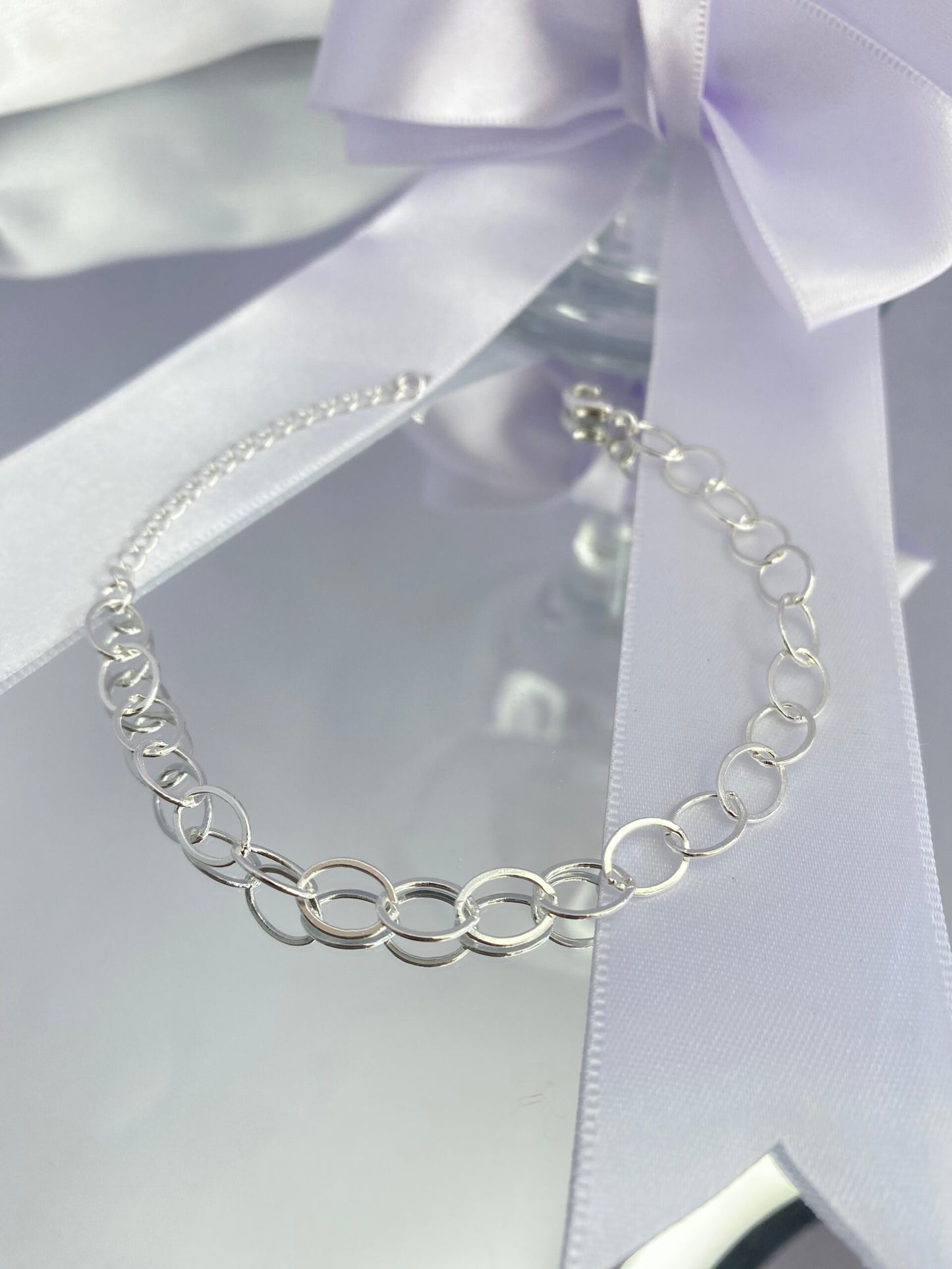 PULSEIRA PRATA ELOS ANELADOS