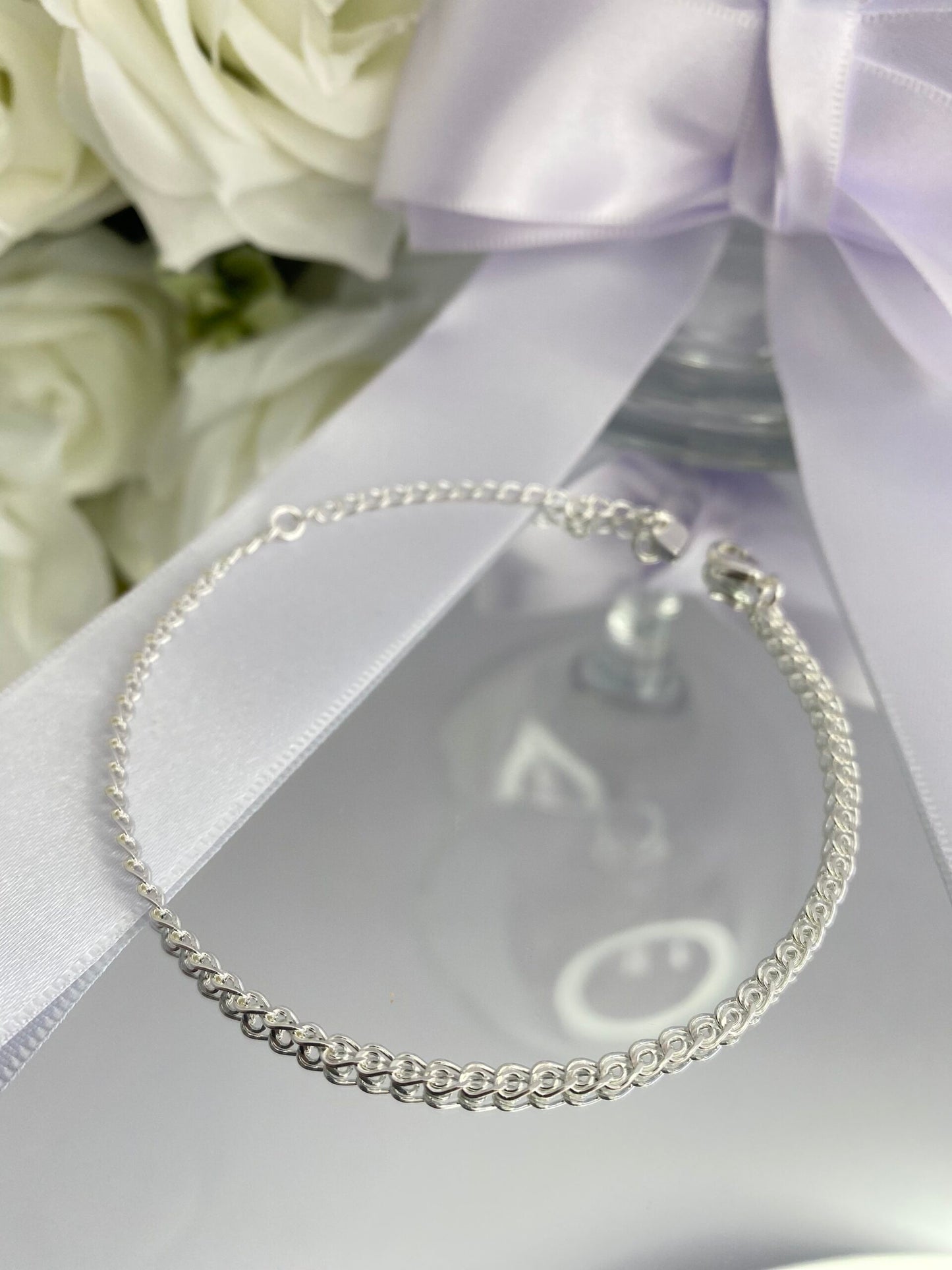 PULSEIRA PRATA SINGAPURA BRILHO