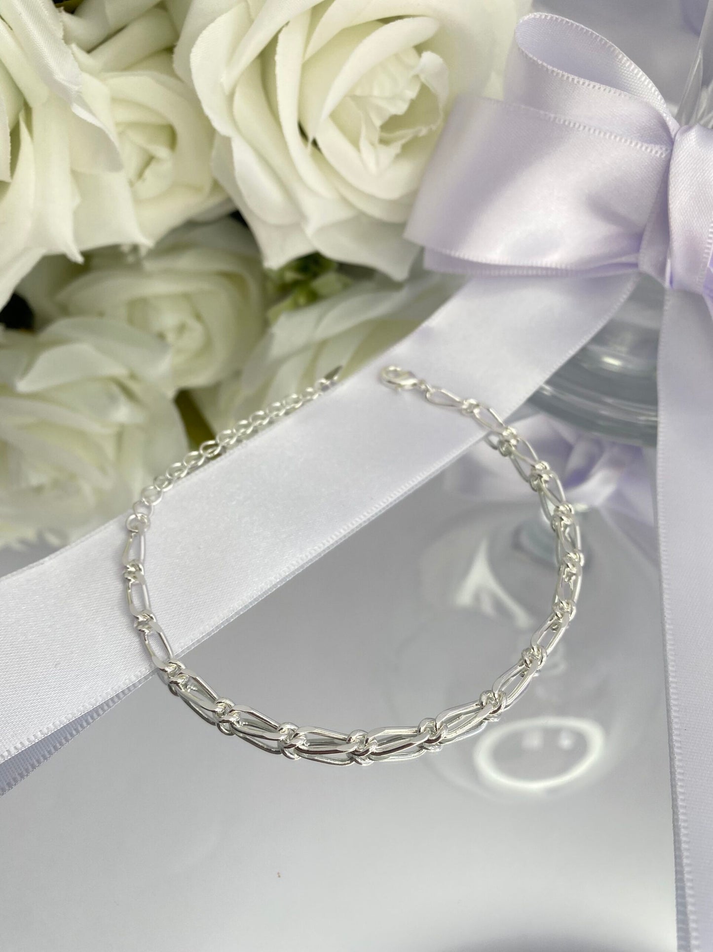 PULSEIRA PRATA NÓ CELESTE