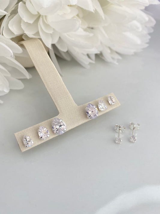 KIT BRINCO PRATA GOTA DE LUZ 4 PEÇAS