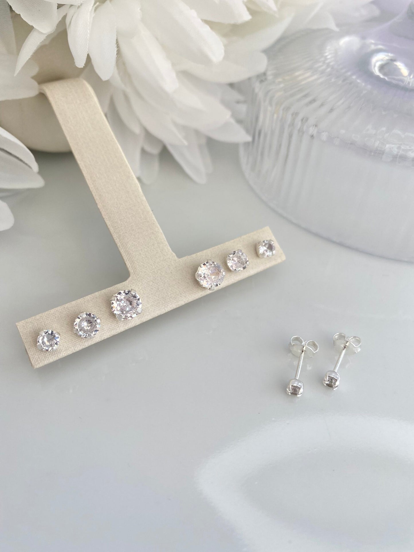 KIT BRINCO PRATA CELESTE 4 PEÇAS