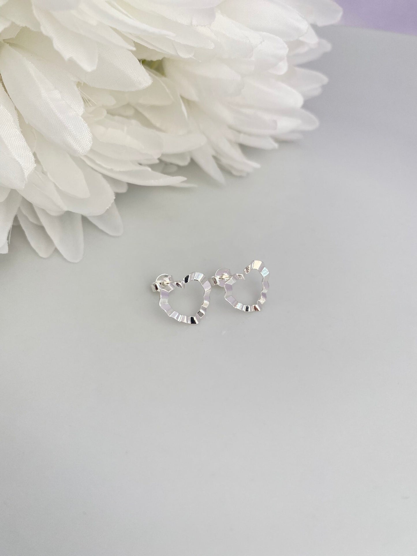 TRIO BRINCO PRATA AMOR REFLEXO