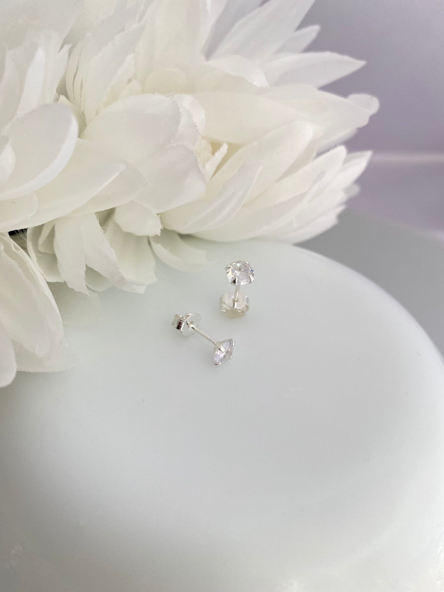 KIT BRINCO PRATA RAIO DE CRISTAL 4 PEÇAS