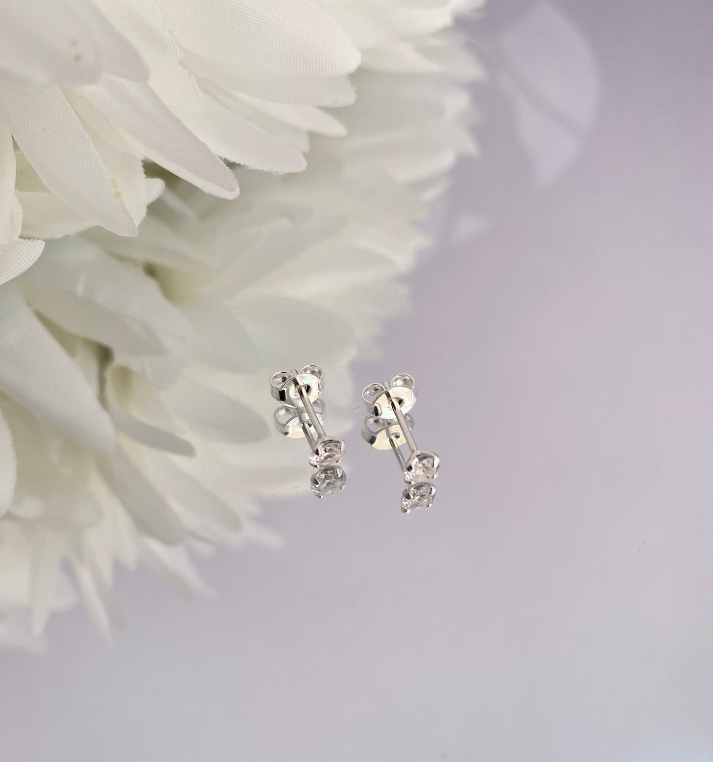 KIT BRINCO PRATA RAIO DE CRISTAL 4 PEÇAS