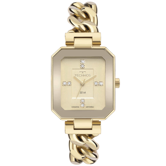 RELÓGIO TECHNOS FEMININO ELOS DOURADO