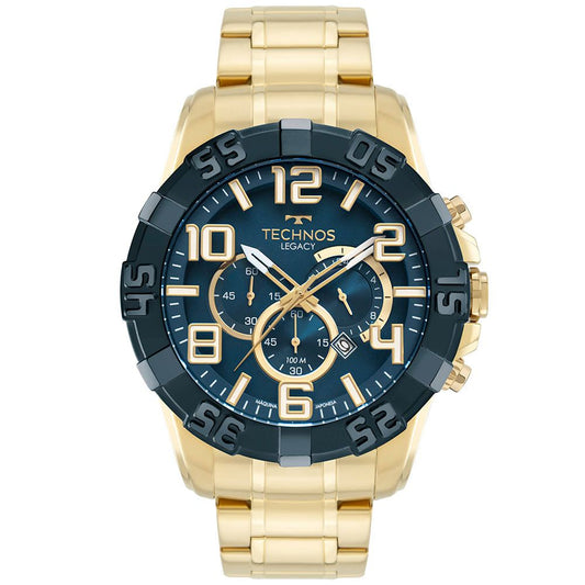 RELÓGIO TECNHOS MASCULINO LEGACY DOURADO