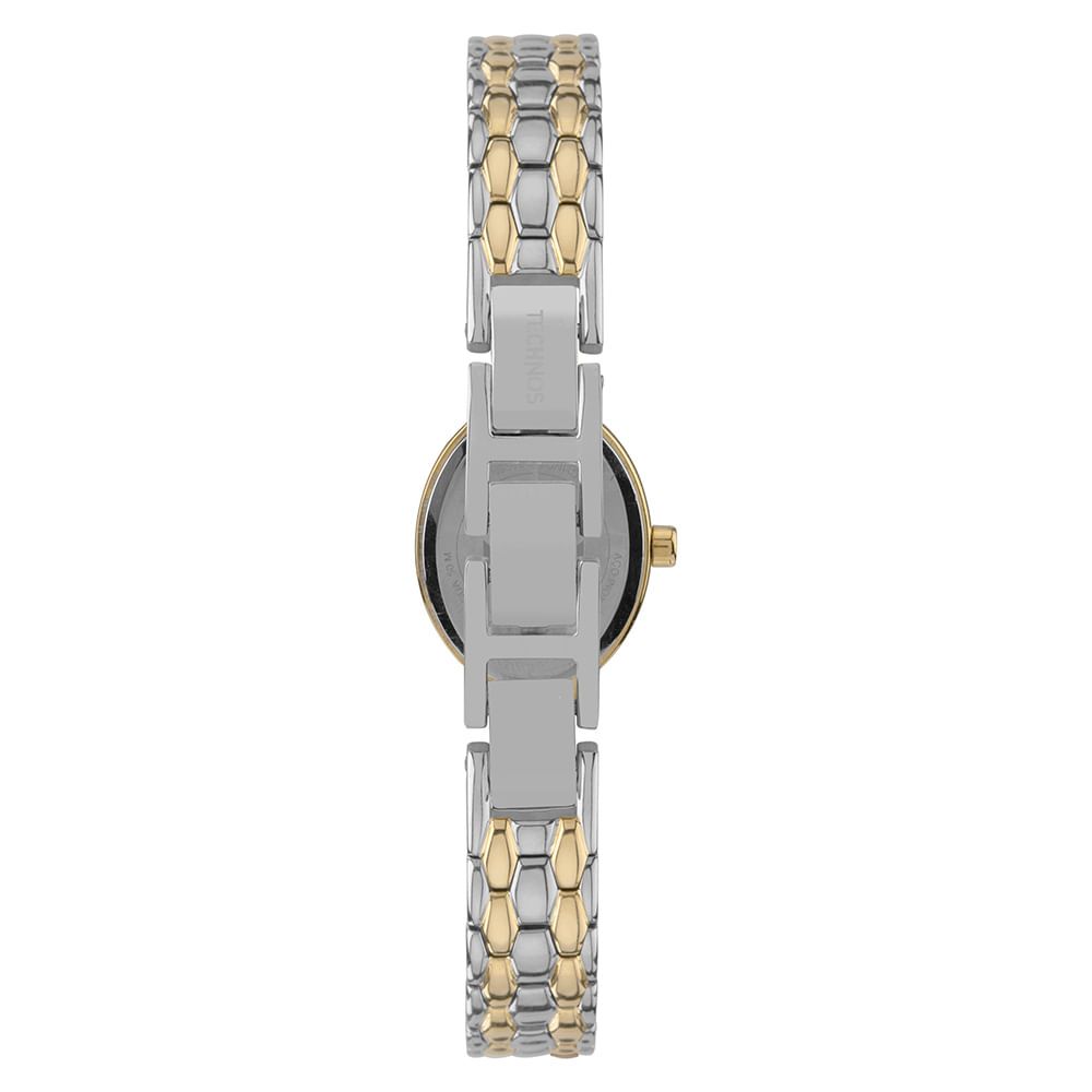 RELÓGIO TECHNOS FEMININO MINI JOIA BICOLOR