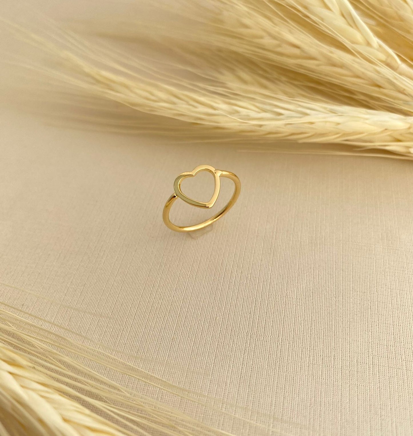 ANEL FALANGE CORAÇÃO VAZADO