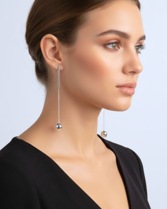 BRINCO PRATA ESFERA ESSENCIAL