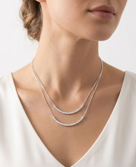 COLAR PRATA ARCO PREMIER