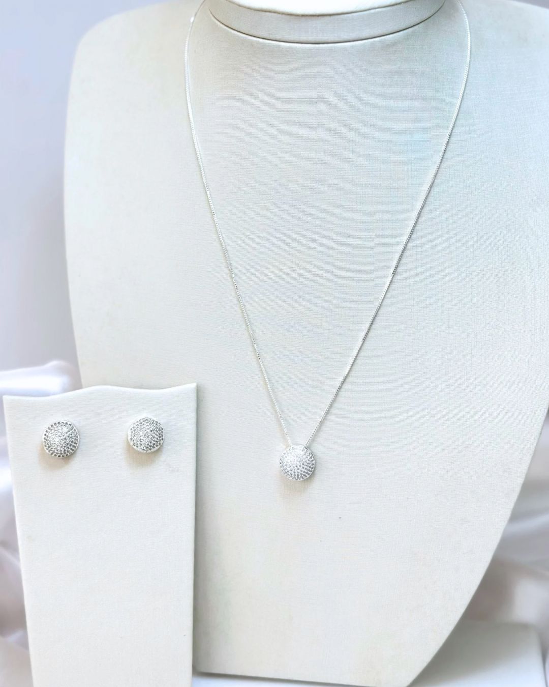 CONJUNTO PRATA ENCANTO CRISTALIZADO