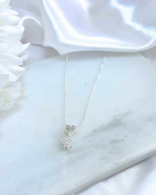 COLAR PRATA MEU PEQUENO AMOR