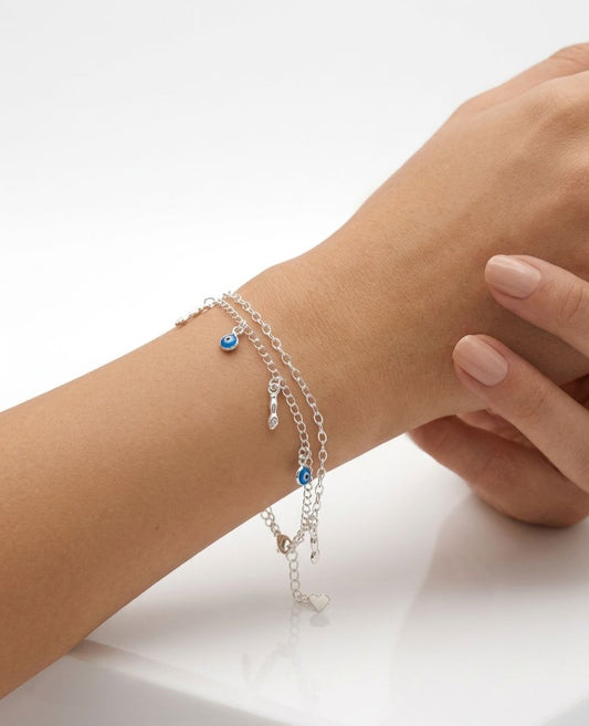 PULSEIRA PRATA AMULETTA